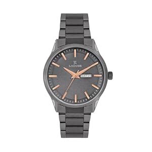 Buy L LOGUES Analog Grey Dial Men's Watch - G 4143 QMD-27 | 3 ATM Water ...