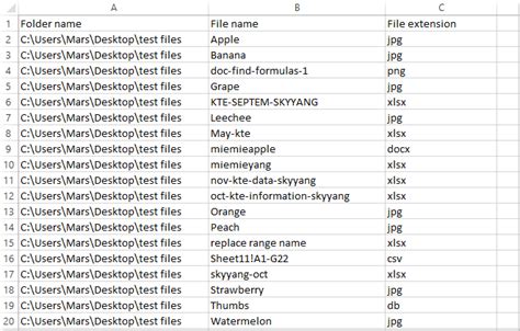 File Names From File Explorer to Word 的图像结果