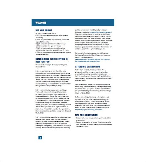 Child Care Business Plan Template 的图像结果