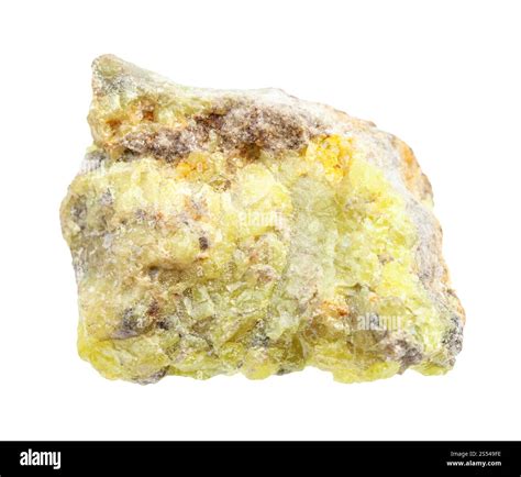 closeup of sample of natural mineral from geological collection - rough ...