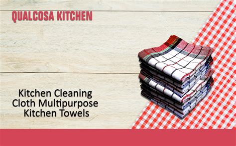 Buy QUALCOSA KITCHEN Kitchen Cleaning Cloth Multipurpose Kitchen Towels ...