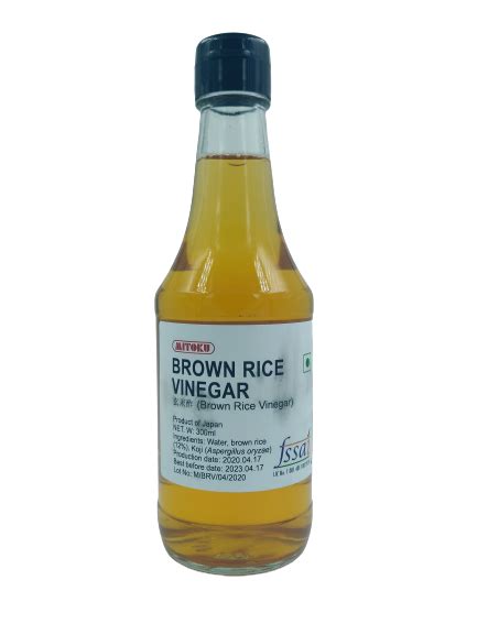 Brown Rice Vinegar - Mitoku - 300ml – naturessoulshop