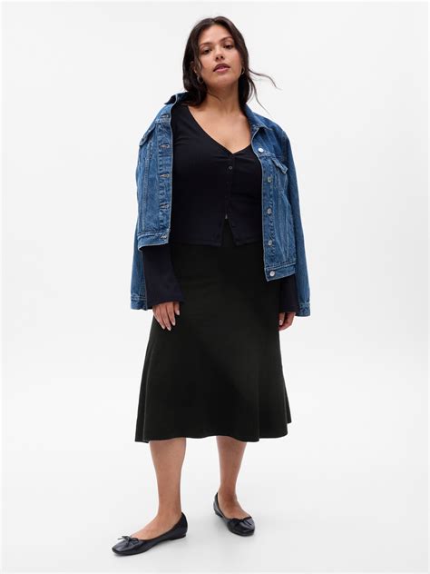 CashSoft Midi Sweater Skirt | Gap
