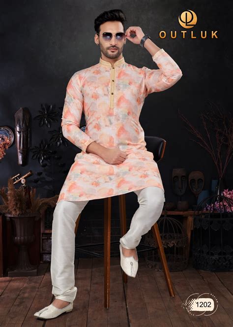 Outluk Wedding Collection Vol 12 Kurta With Pajama Mens