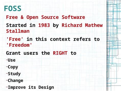 Image result for Foss Software