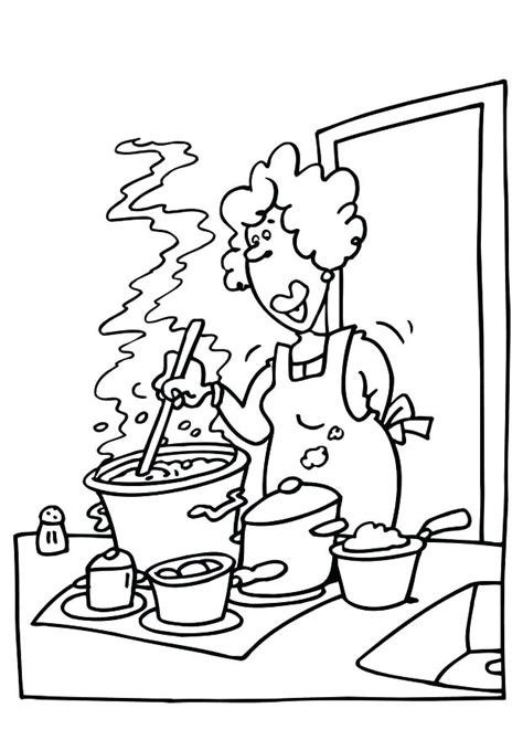 Image result for Cooking Coloring Pages