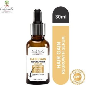leaf roots PROFESSIONAL HAIR GAIN REGROWTH SERUM FOR HAIR REGROWTH ...