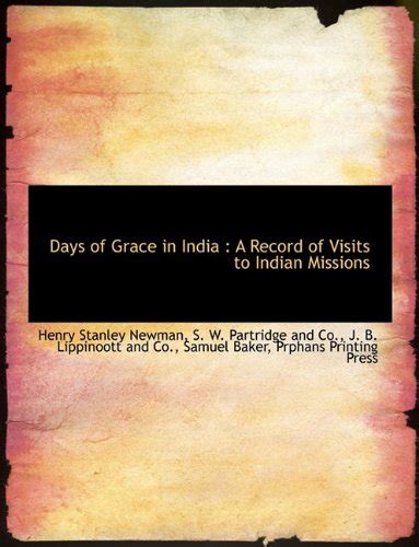 Buy Days of Grace in India: A Record of Visits to Indian Missions Book ...