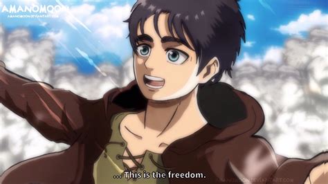 Attack On Titan Shingeki Kyojin 131 Eren Freedom ! by Amanomoon on ...