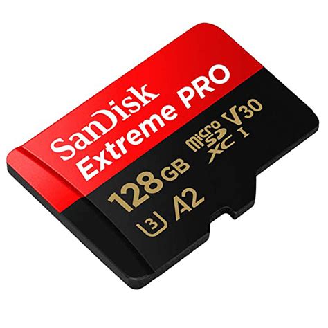 SanDisk Extreme Pro microSD UHS I Card 128GB for 4K Video on ...