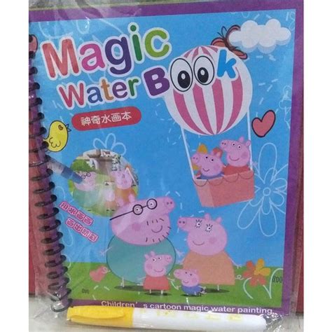 Jual Magic Waterbook 19 Motif (Part B) Coloring Book Buku Mewarnai Air ...