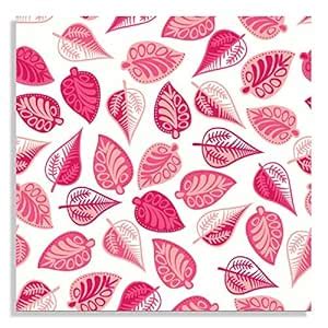 Canvas Wall Art Painting Pink Leaves UnFramed Decor for Home, Living ...