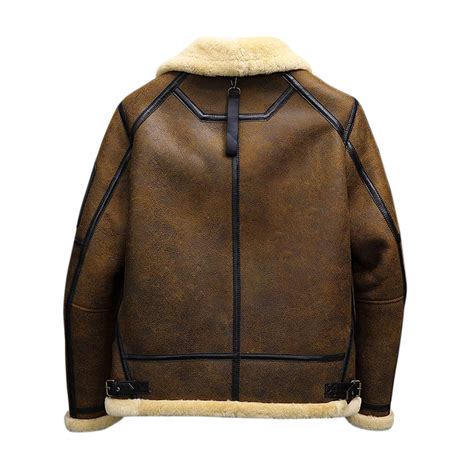 Caramel Comfort Fur Jacket Men's | Aviator Coats