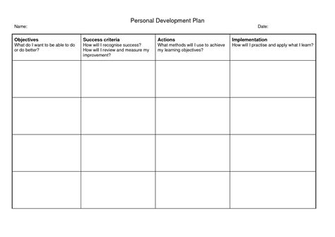 Development Plan Template