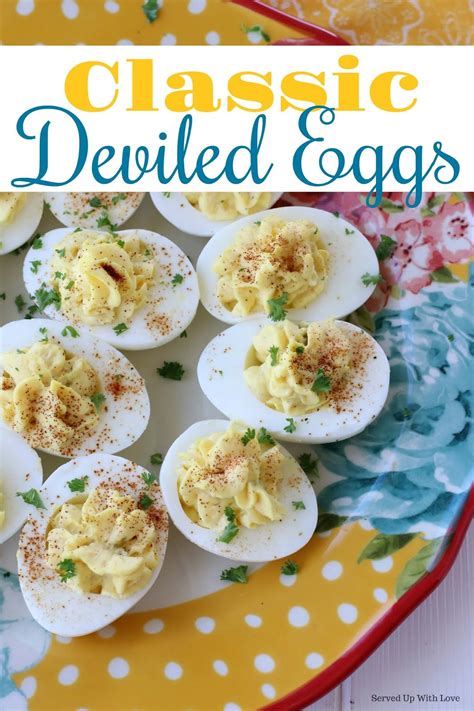 Classic Deviled Eggs | Served Up With Love