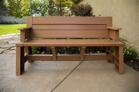Amazon.com : Convert-a-Bench Gen 1 2-in-1 Outdoor Convertible Bench to ...