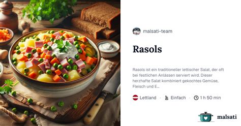 Lettischer Festtagssalat Rasols – Rezept aus Lettland | malsati