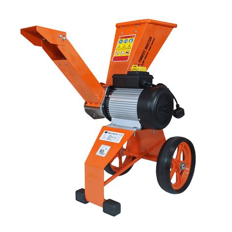 Compact Electric Wood Chipper Garden Shredder 4hp Direct Drive | Forest ...