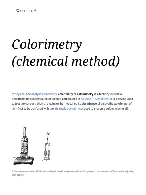 Colorimetry Practical Explained 的图像结果