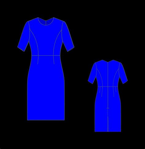 How to Make a Simple Dress Pattern 的图像结果