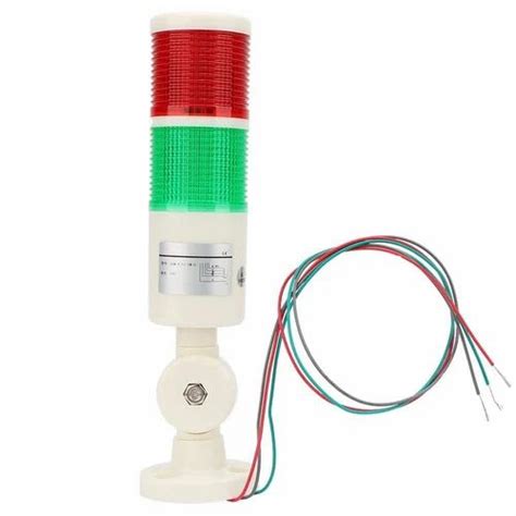 Led Warning Light - DC 24v Red Green 2 Layers Flashing Warning Lights ...