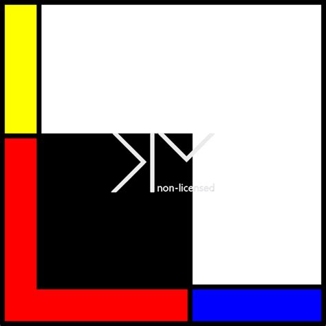 Mondrian Triple Squares - KM-Visual Arts & Objects
