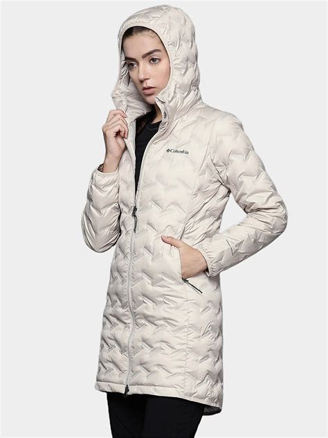 Buy Women Brown Delta Ridge Long Down Jacket Online at Columbia ...