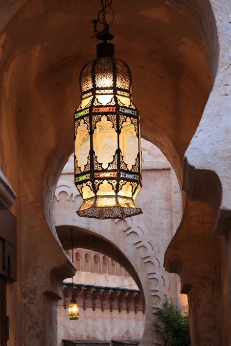 Moroccan Style Lamp Hanging in Marrakech