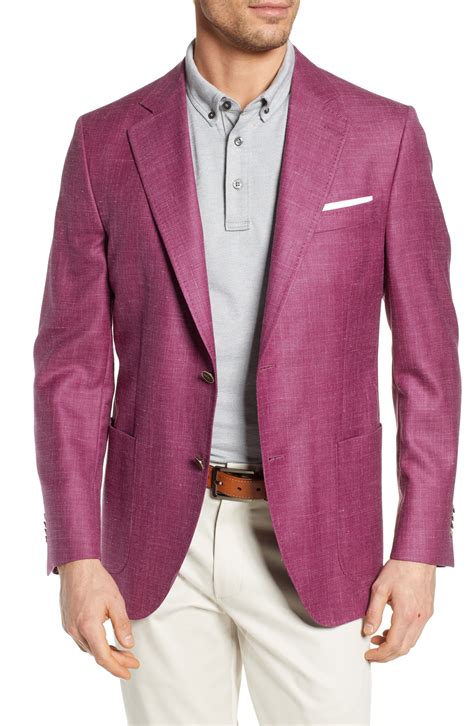 Peter Millar Hyperlight Classic Fit Sport Coat In Ruby | ModeSens