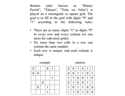 Bundle Binario Puzzles Printable PDF - 1000 Binary Puzzles to Keep Your ...