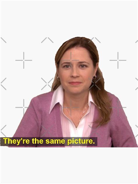 "They're the same picture. Meme" Sticker for Sale by psych-apparel ...