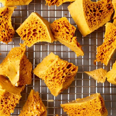 Honeycomb Toffee Recipe (Sponge Toffee) - The Flavor Bender
