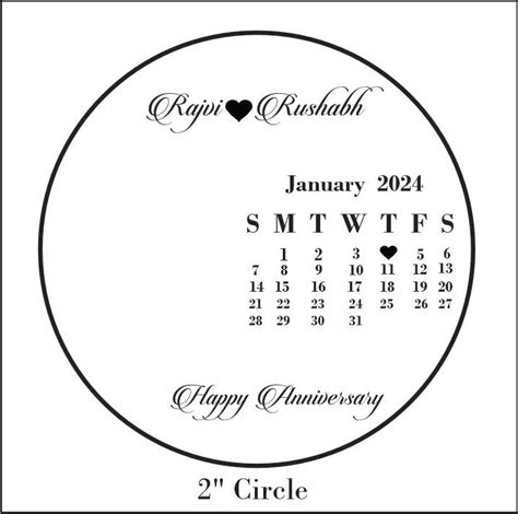 Custom Metal Sticker - Calendar – Our Kraft Store
