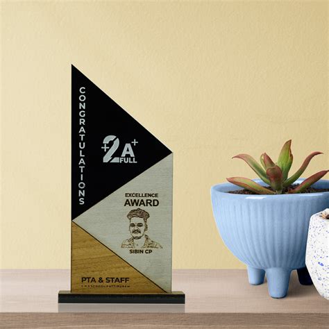 Wood Engraved Acrylic Memento/Award – Picloon