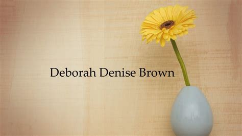 Obituary: Deborah Denise Brown - The Cullman Tribune
