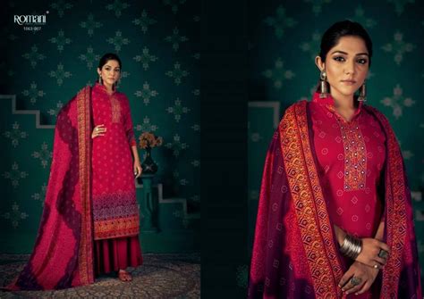 Romani Noori Exclusive Pashmina Dress Material Collection