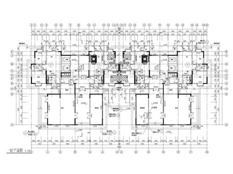 6层3605.16平米教师公寓楼建筑施工CAD图_公寓楼_土木在线
