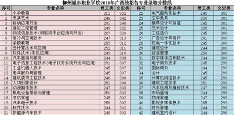 柳州职业技术学院湖南录取分数线及招生人数 附2022-2020最低位次排名