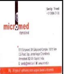 Neu Micromed International Pvt. Ltd - Service Provider from Navrangpura ...