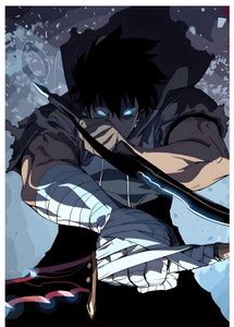 Sung Jin Woo Poster | Pack of Two | Dual Daggers | Solo Leveling Anime ...