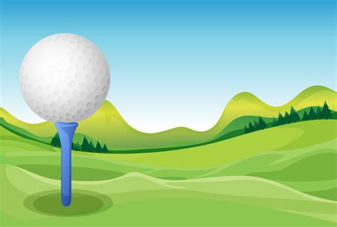 Golf Ball On Tee Vector Art, Icons, and Graphics for Free Download