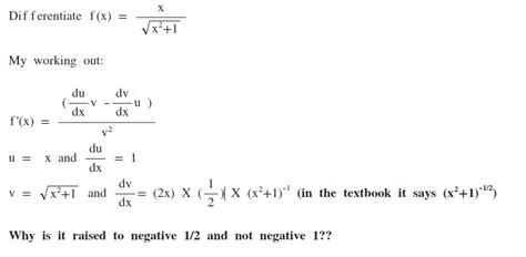 Image result for Differentiation Using Quotient Rule