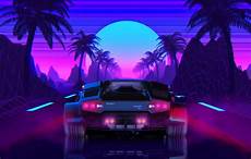 80s Neon Car Wallpaper by Wallpaper The Sun Lamborghini Background 80s Neon 80s Neon Car Wallpaper