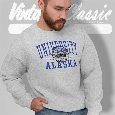 Vintage University Of Alaska Anchorage Shirt - Vintagenclassic Tee