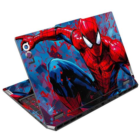 Spider-Man Comic 3D Embossed Laptop Skin | Buy Online Now – SkinsLegend