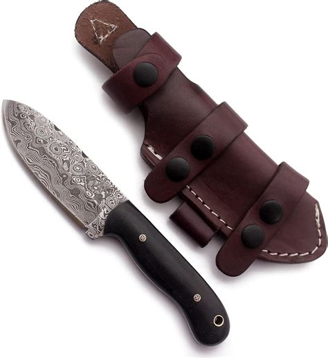 Buy MAAN Handmade Damascus Fixed Blade Knife with G10 Handle - Survival ...