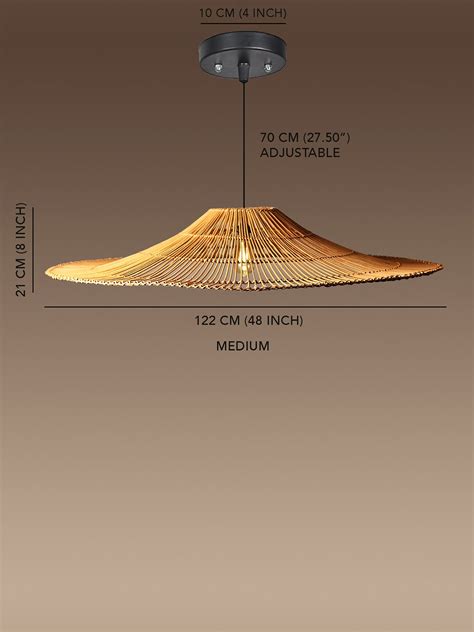 Rattan Cafe Lamp | Cane Chandelier Lamp – Habere India