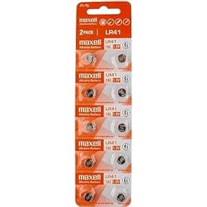 Maxell LR41 AG3 Button Coin Cell Battery
