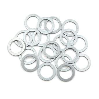 X AUTOHAUX 20pcs Oil Crush Washers Drain Plug Gaskets 16mm ID. 22mm OD ...