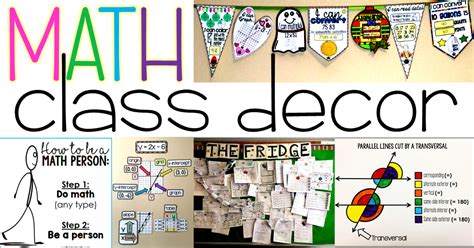 Math Classroom Decorations 的图像结果